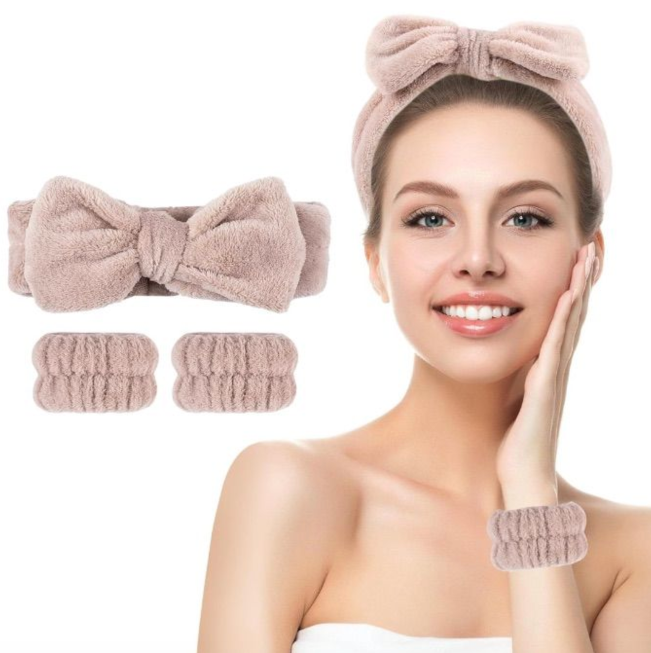 Spa Headband and Wristband