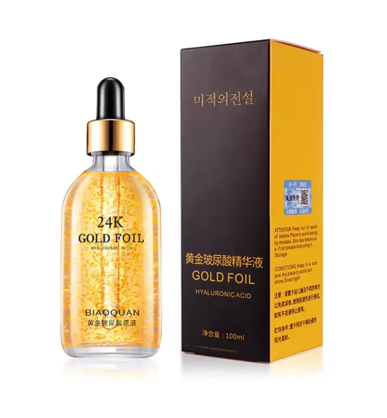 24K Gold Foil Hyaluronic Acid Serum