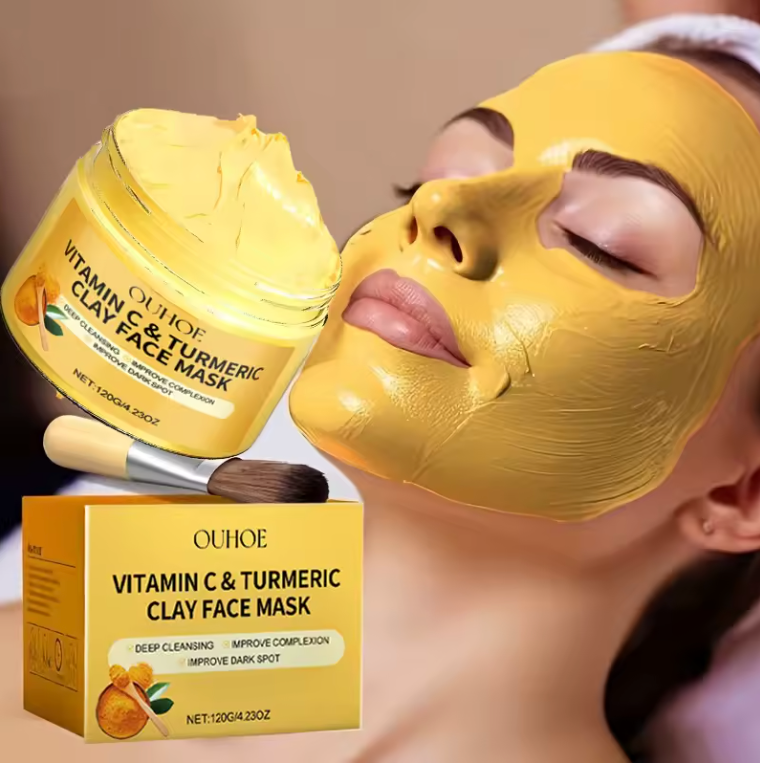 Vitamin C & Turmeric Clay Face Mask